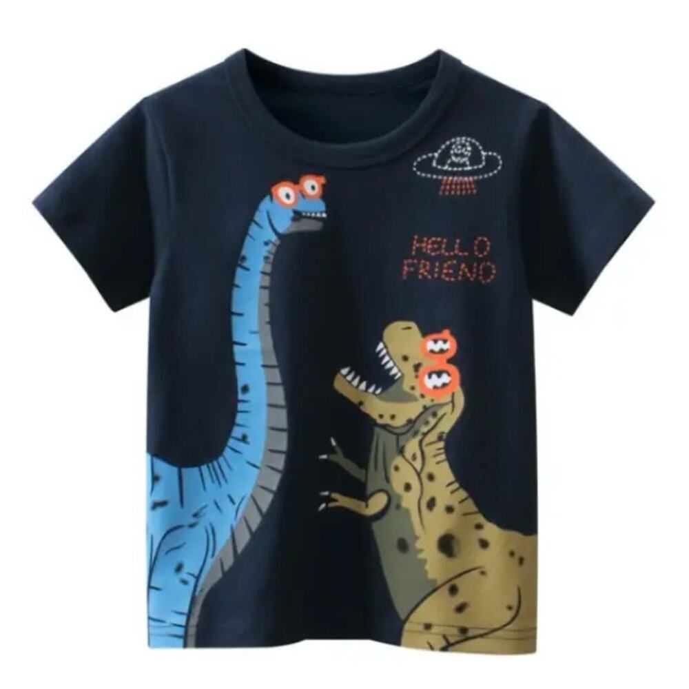 New navy blue dinosaur shirt 4T